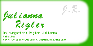 julianna rigler business card